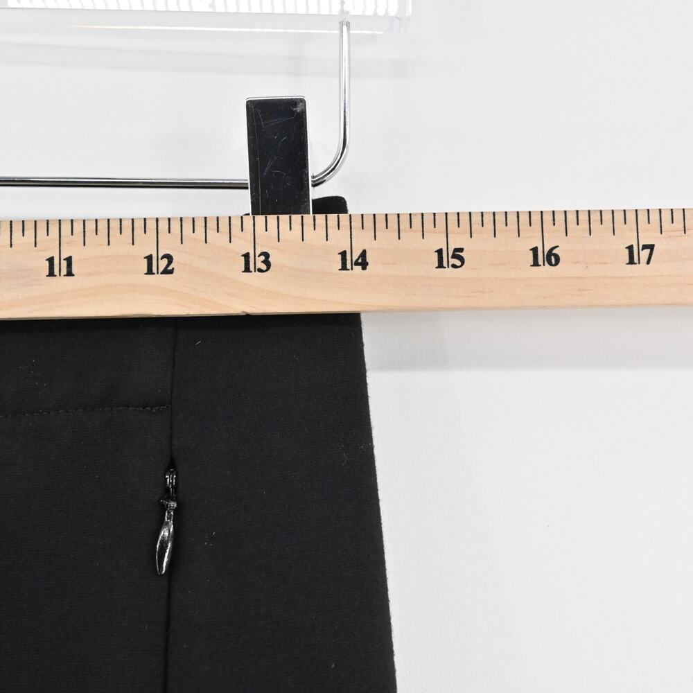 DIANE VON FURSTENBERG Skirt Size 4 Classic Black Zip Pocket Knee‎ Length Pencil - Picture 10 of 11
